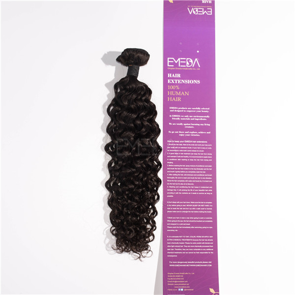 Water wave Brazilian human hair sew in weave  LJ96